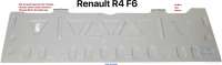 renault chassis tole prolongement r4 f6 prolonge partie arriere P87902 - Photo 1