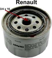 renault circuit dhuile filtre a huile ls144b r8 r10 r12 r16 P81282 - Photo 1