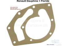 Renault - pompe à eau, Renault Dauphine, Floride, joint de pompe à eau