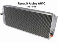 Alle - radiateur de refroidissement, Alpine A610 V6 Turbo, en aluminium, dimensions 670 x 308 x 4