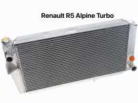 renault circuit refroidissement radiateur r5 alpine turbo en aluminium P82505 - Photo 1
