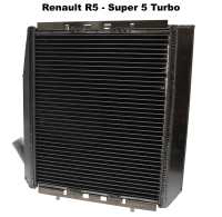 renault circuit refroidissement radiateur suoer 5 turbo en aluminium fabrication artisanale loptique nest P82378 - Photo 1