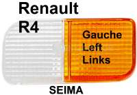 renault clignotants eclairage interieur clignotant 4l apres 1982 cabochon P85142 - Photo 1