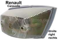 Alle - clignotant, Renault Caravelle, clignotant avant droit complet, modèle rectangulaire, avec