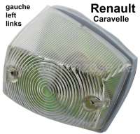 Alle - clignotant, Renault Caravelle, clignotant avant gauche complet, modèle rectangulaire, ave