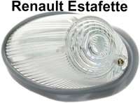 Renault - clignotant, Renault Estafette 1er modèle, comprend cabochon blanc, semelle en caoutchouc