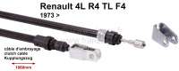 renault commande dembrayage cable 4 l tl f4 apres 1973 P82101 - Photo 1