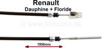 Renault - câble d'embrayage, Renault Dauphine, Floride (R1090/R1091/R1092/R1094/R1095). Longueur HT