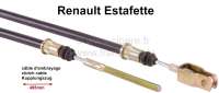 Renault - câble d'embrayage, Renault Estafette, longueur HT 495mm, gaine 290mm, n° d'origine 85415