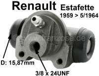 Renault - cylindre de roue, Renault Estafette de 1959 à 05.1964, cylindre arrière gauche et droite