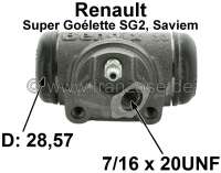 renault cylindres frein arriere cylindre roue sg2 super goelette saviem P84368 - Photo 1