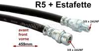 renault flexibles frein flexible estafette r5 longueur 459mm 1 P84244 - Photo 1
