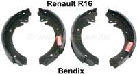 Renault - machoires de frein arrière, Renault R16, freins Bendix, 180mm, largeur 40mm, piston du cy