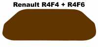 renault habillage interieur ciels plages arriere coffres panneau portillon r4f4 r4f6 garniture porte en P88877 - Photo 1