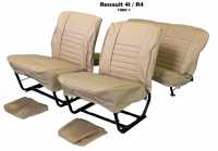 renault habillages sieges jeux complets jeu housses siege 4l a partir 1980 en skai beige kit P88862 - Photo 1
