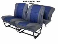 renault habillages sieges jeux complets jeu housses siege 4l a partir 1980 materiau gris style jean P88872 - Photo 1