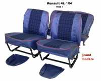 renault habillages sieges jeux complets jeu housses siege 4l gtl clan version export larges en P88871 - Photo 1