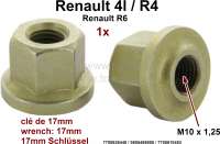 Cache Plastique Ecrou de Roue pour Renault R4 4L. A l'Unité. V2.0. 