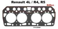 Citroen-2CV - joint de culasse, Renault 4L 800cm³, TL, standard jusque 1962, R2102/04/05/06, R2391, R11