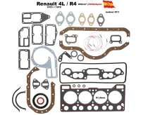 pochette moteur complète, Renault 4L (852cm³ (FASA)), avec bague