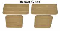 renault panneaux porte portes 4l garnitures en skai beige jeu les 4 P88865 - Photo 1
