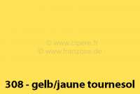 Alle - peinture en bombe 400ml, Renault 4L, code couleur 308 jaune tournesol,  préparé à la de