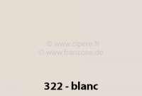 Renault - peinture en bombe 400ml, Renault 4L code couleur 322 blanc, préparé à la demande