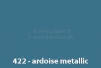 Renault - peinture en bombe 400ml, Renault 4L code couleur 422 ardoise métalique, couvrir d'un vern