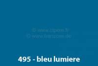 Renault - peinture en bombe 400ml, Renault 4L code couleur 495 gordini blau, couvrir d'un vernis 204