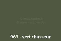 Renault - peinture en bombe 400ml, Renault 4L code couleur 963 vert chasseur métalique, couvrir d'u