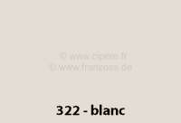 Peugeot - laque 1000ml, 4L, code couleur 322 blanc, ajouter le durcisseur 20444 (2 x laque pour 1 x 