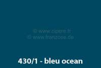 Alle - laque 1000ml, 4L, code couleur 430/2 bleu, ajouter le durcisseur 20444 (2 x laque pour 1 x