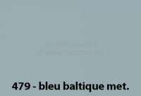 Alle - laque 1000ml, 4L, code couleur 479 bleu baltique met., ajouter le diluant  20442 (1 x laqu