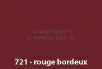 Renault - laque 1000ml, 4L, code couleur 721 rouge bordeaux, ajouter le diluant  20442 (1 x laque po