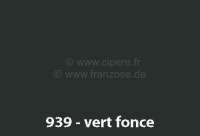 Renault - laque 1000ml, 4L, code couleur 939 vert, ajouter le durcisseur 20444 (2 x laque pour 1 x d