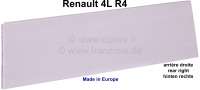 porte arrière droite, Renault 4L, tôle de réparation de bas de porte. Made