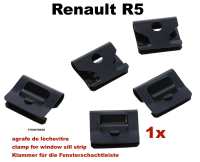 renault portes arriere pieces montage agrafe leche vitre r5 dorigine P87390 - Photo 1