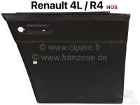 Renault - panneau extérieur de porte arrière gauche, Renault 4L, avec charnières invisibles, nouv