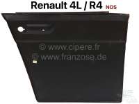 Renault - panneau extérieur de porte arrière gauche, Renault 4L, avec charnières invisibles, nouv