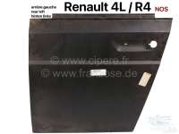 Renault - panneau extérieur de porte arrière gauche, Renault 4L, avec charnières invisibles, nouv