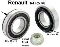 Jeu de roulements de roue Renault 4 4L - Retro Car Concept