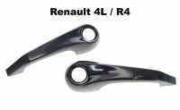 renault serrurerie porte poignee gauche droite 4l plastique noir arriere identiques P87961 - Photo 1