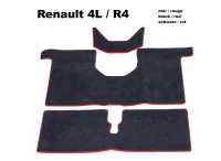 renault tapis sol 4l kit moquette noir tres P88111 20260611150657 - Photo 1