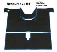 renault tapis sol 4l kit moquette noir tres haute qualite P88113 - Photo 1