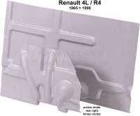 Renault - tôle de réparation de passage de roue arrière droite, Renault 4L de 1965 à 1990, parti