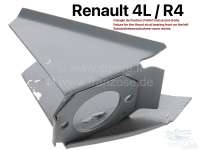 Alle - triangle de fixation d'oillet train avant droite, Renault 4L