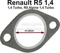 Renault - joint de descente d'éch., Renault R5 1,4 + 1,4 Turbo, R5 Alpine 1,4 Turbo, l'unité, diam