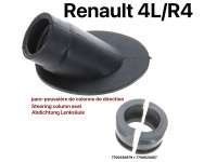Renault - pare-poussière de colonne de direction, Renault 4L toutes, contient les deux soufflets re