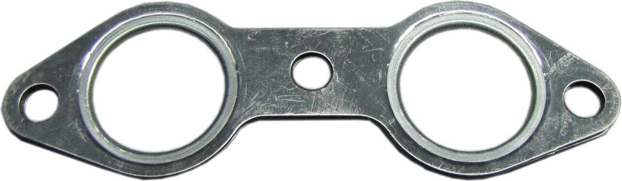 Krümmerdichtung für Einlass + Auslass, passend für Citroen 2CV mit 12 PS Motor. (Fahrzeuge mit 3 Verschraubungen der Krümmerspinne)