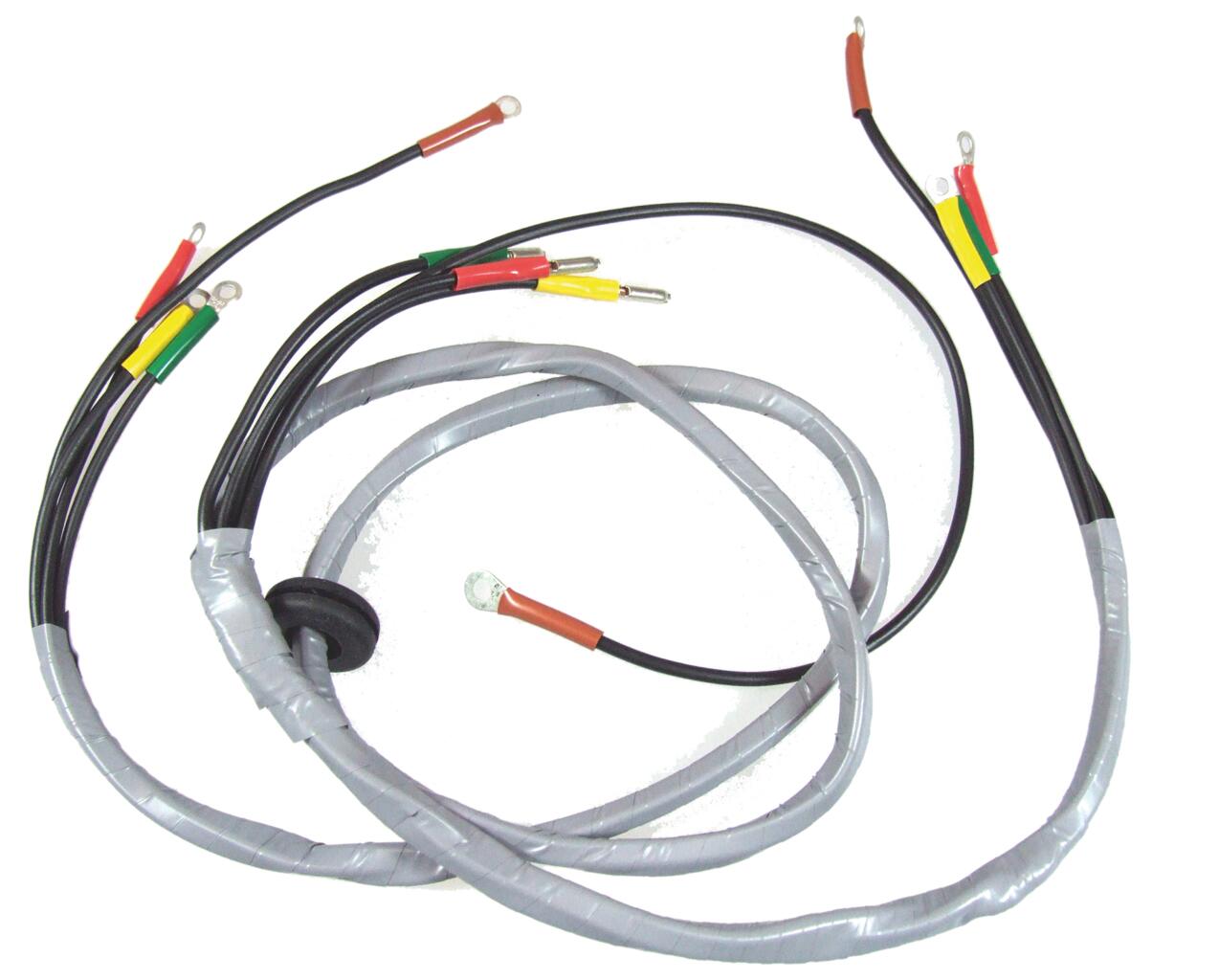 Kabelbaum vorne in Scheinwerferträger für 2CV von 09/1962 bis 06/1965. Made in Germany.